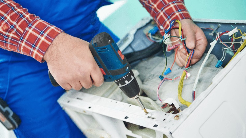 Gebze Altus Altus çamaşır makinesi kart tamiri – Su almama arızası orijinal parça ile giderildi. - Teknik servis örneği